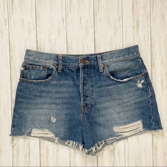 We the Free Distressed Jean Shorts | Size 31 - Picture 2 of 6